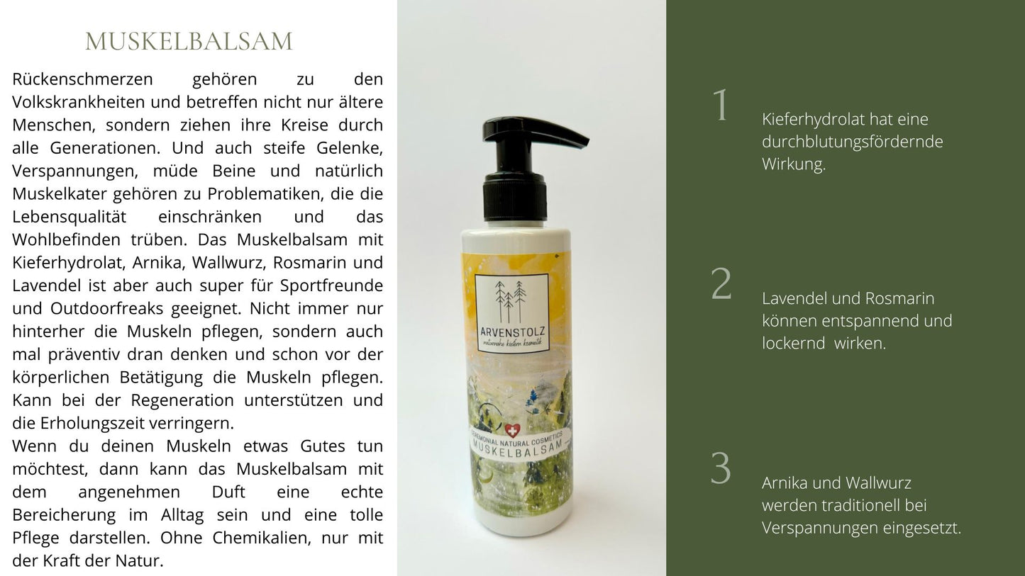 Arvenstolz Muskelbalsam 200 ml